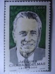 Stamps France -  Jacques Chaban-Delmas 1915-2000