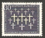 Stamps Germany -  449 - 50 anivº de la Organización para la Conservación de tumbas militares