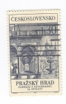Sellos de Europa - Checoslovaquia -  Jardin del castillo de Praga