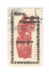 Stamps Czechoslovakia -  Gran revolución socialista 1917-1967