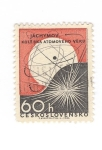 Stamps Czechoslovakia -  Jachymov, el lugar del nacimiento de la era atómica