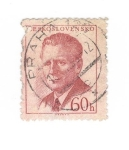 Stamps Czechoslovakia -  Antoni Novotny 1904-1975