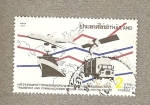 Stamps Asia - Thailand -  Decada de transportes para Asia y Pacífico