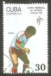 Stamps Cuba -  Mundial de fútbol, Italia 90