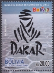 Stamps Bolivia -  Rally Dakar 2014 - Nunca el Dakar se corrió en el cielo