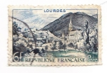 Stamps France -   lourdes