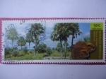 Stamps Argentina -  Parque Nacional Mburucuyá - Coipo-Myocastor coypus.