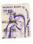 Stamps United States -  escultura