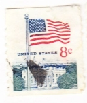 Stamps United States -  casa blanca