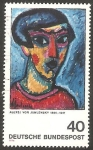 Stamps Germany -  648 - Cuadro de Alexey von Jawlwnsky