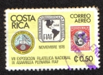 Stamps Costa Rica -  VII Exposicion Filatelica Nacional