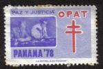Stamps : America : Panama :  "Paz y Justicia" OPAT