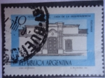 Stamps Argentina -  Casa de la Independencia - Tucuman