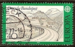 Stamps Germany -  Europa-CEPT.Autopista puente a través de las montañas.