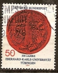 Stamps Germany -  500 años de la Universidad de Tübingen.