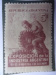 Sellos de America - Argentina -  Exposición de la Industria Argentina-Día de la Industria 6 de Dic.