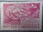 Stamps Argentina -  Semana de Aeronautica 1947