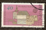 Stamps Germany -  El antiguo Ayuntamiento en Bamberg.