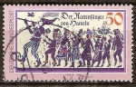 Stamps Germany -  Flautista de Hamelin. Piper y Niños.