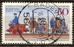Stamps Germany -   IVA 79'', Transporte Internacional de Exposiciones de Hamburgo.100 años de trenes eléctricos.