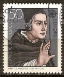Stamps Germany -  Europa-CEPT.Albertus Magnus, sacerdote, obispo y Doctor de la Iglesia.