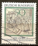 Stamps Germany -  Aniv 450a de la Confesión de Augsburgo.