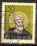 Sellos de Europa - Alemania -  1500a Aniv nacimiento de san Benito de Nursia (fundador de la Orden Benedictina).