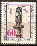Stamps Germany -  100 años de la finalización de la Catedral de Colonia.