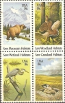 Stamps United States -  CONSERVACIÒN  DE  LA  VIDA  SILVESTRE