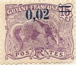 Sellos de America - Guyana -  Guyane Française