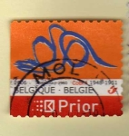 Stamps : Europe : Belgium :  Correo Urgente.