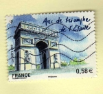 Stamps France -  Arco del triunfo