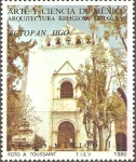 Stamps Mexico -  ARQUITECTURA  RELIGIOSA  SIGLO  XVI.  CONVENTO  DE  ACTOPAN,  HIDALGO.