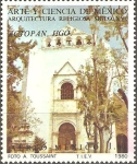 Sellos de America - M�xico -  ARQUITECTURA  RELIGIOSA  SIGLO  XVI.  CONVENTO  DE  ACTOPAN,  HIDALGO.