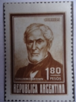 Stamps Argentina -  Almiránte Guillermo Brown 1777-1857
