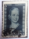 Sellos de America - Argentina -  María Eva Duarte de Perón (Eviata ó Eva Perón) 1919-1952