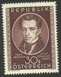 Stamps Austria -  Johann Strauss padre