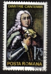 Stamps : Europe : Romania :  Ruler Dimitrie Cantemir (1673-1723) scientist & writer 