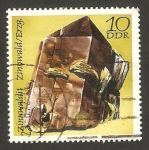 Stamps Germany -  1428 - mineral, zinnwaldite de zinnwald