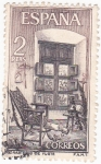 Stamps Spain -  1687 - Monasterio de Yuste, Habitación de Carlos I