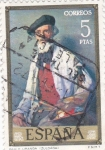 Sellos de Europa - Espa�a -  2025 - Pablo Uranga, pintura de Ignacio de Zuloaga