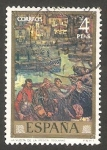 Stamps Spain -   2080 - La vuelta de la pesca, de Solana