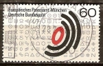 Stamps Germany -  Establecimiento de la Oficina Europea de Patentes en Munich.