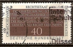 Stamps Germany -   ideas básicas de la democracia.El Estado de Derecho.