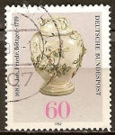 Stamps Germany -  300a Aniv Nacimiento de Johann Friedrich Bottger (fundador de Meissen de China Works).