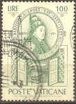 Stamps Vatican City -  500th  DE  LA  FUNDACIÒN  DE  LA  BIBLIOTECA  APOSTÒLICA  VATICANA.  PAPA  SIXTO  IV  Y  LIBROS.