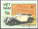 Sellos de Asia - Vietnam -  AUTOS.  LANCIA  AUGUSTA  1934.