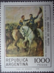Stamps Argentina -  El Brazo de Maipu - Generales:José de San Martín y Bernardo O´Higgins
