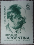 Stamps Argentina -  Compositor: Felipe Santiago Boero 1884-1958
