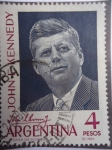 Stamps Argentina -  John Fitzgerald Kennedy 1917-1963